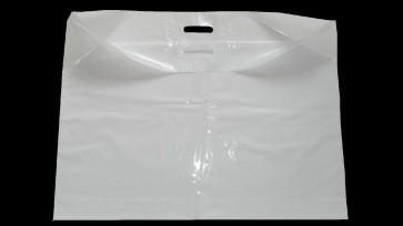 Extra Large  29"x22" Strong White Patch Handle Plastic Carrier Bags