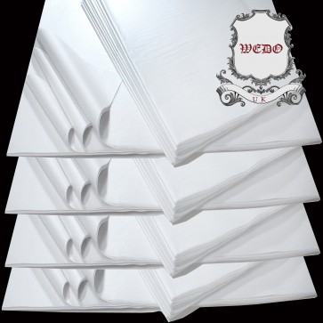 Weedoo 15"x20" White Tissue Paper Acid Free For Clothes Packaging Wrapping Handcraft