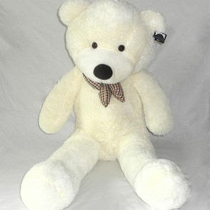 	 Weedoo New Year/Birthday Gift: Big/Giant White Plush Soft Teddy Bear with Bow tie
