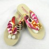 Weedoo New Ladies/Women's/Kids Flip Flop Leaves Bohemian Style Female Sandal